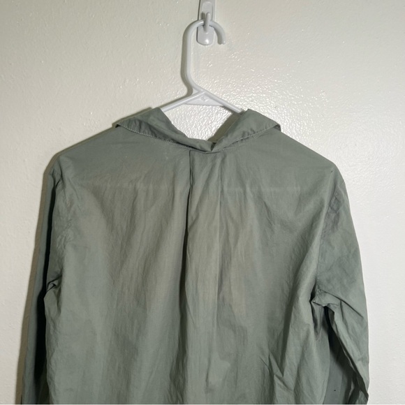 Lou & Grey Split Neck Tunic Top Light Green XS - Picture 6 of 9